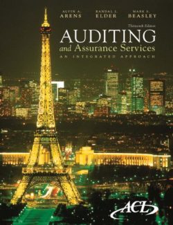Auditing and Assurance Services – Alvin A. Arens, Randal J. Elder, Mark S. Beasley – 13th Edition