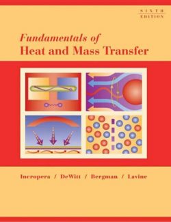 Fundamentals of Heat and Mass Transfer – Frank P. Incropera – 6th Edition