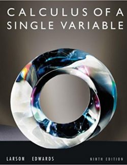 Calculus of a Single Variable – Ron Larson, Bruce H. Edwards – 9th Edition