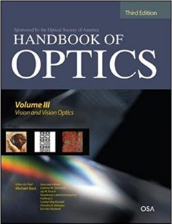 Handbook of Optics – Michael Bass, Virendra N. Mahajan – 3rd Edition