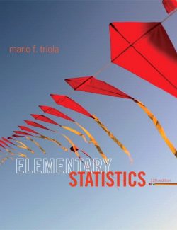 Elementary Statistics – Mario F. Triola – 12th Edition