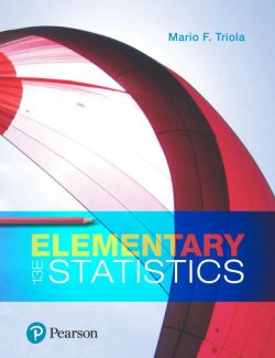 Elementary Statistics – Mario F. Triola – 13th Edition